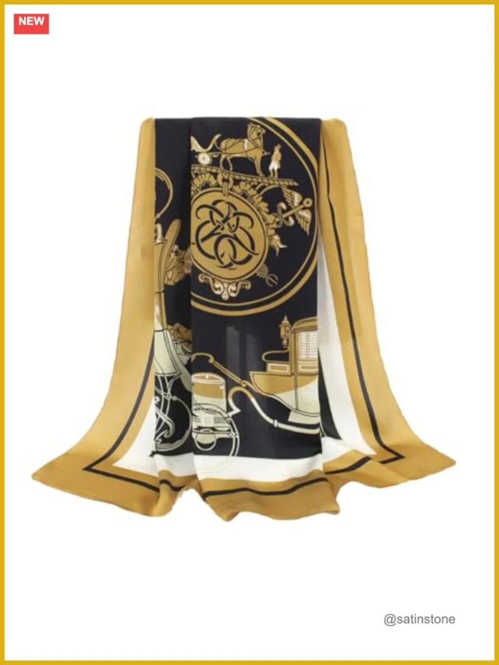 100% Mulberry Silk Scarf 35